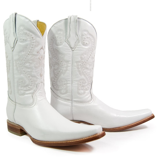 Potrero: Alcalas Western Wear Men's White VERSACE cowboy boots ...