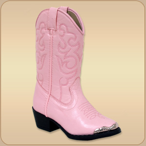 light pink cowboy boots