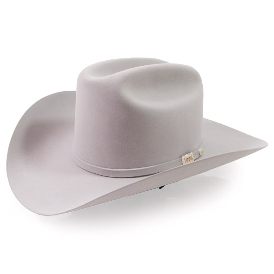 Stetson: Alcalas Western Wear 100X Mist Grey EL CIENTO hat with felt ...