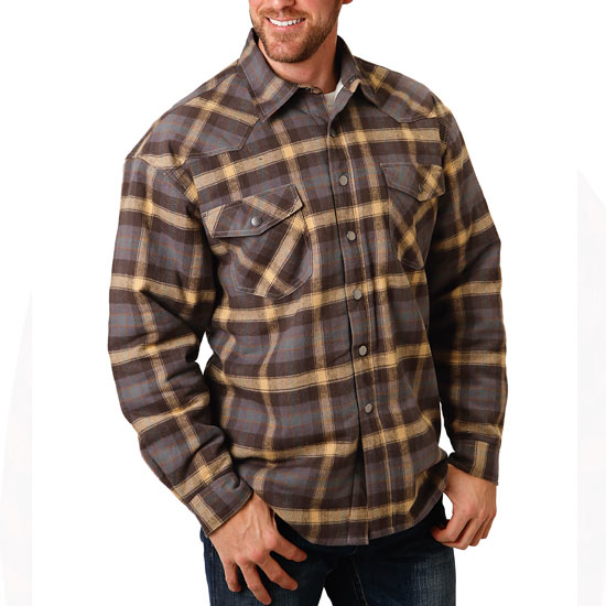 Roper: Alcalas Western Wear Men's Flannel Shirt Jacket Assorted ...
