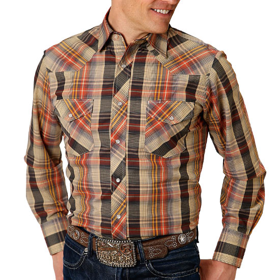 Roper: Alcalas Western Wear Men's Long Sleeve Western Style Shirt ...