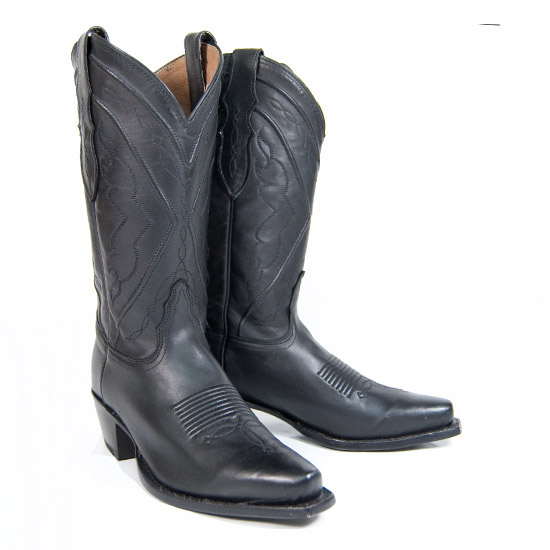Tony Lama: Alcalas Western Wear Women's Black Calf Leather Cowboy Boots ...