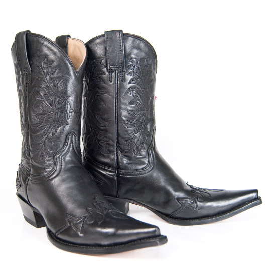 Mezcalero: Alcalas Western Wear Women's Black and Red Boots • Pull Up ...