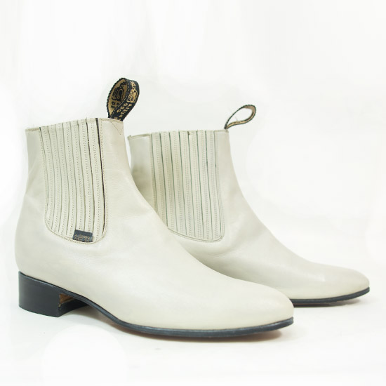 Espuela de Oro: Alcalas Western Wear Men's Bone Cowhide half boot ...
