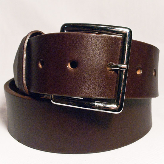 Boston Leather: Alcalas Western Wear Plain brown leather belt. 1 3/4 ...