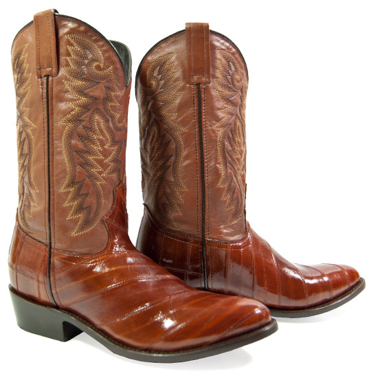 Laredo: Alcalas Western Wear Men's Cognac Eel Western Cowboy Boots ...