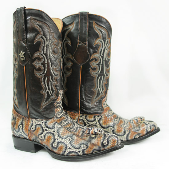snake head cowboy boots, Men's Snake Skin Boots Boot - 100circus.com