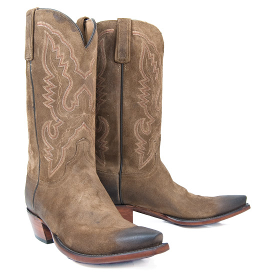 Lucchese: Alcalas Western Wear Men's Sand Oiled 