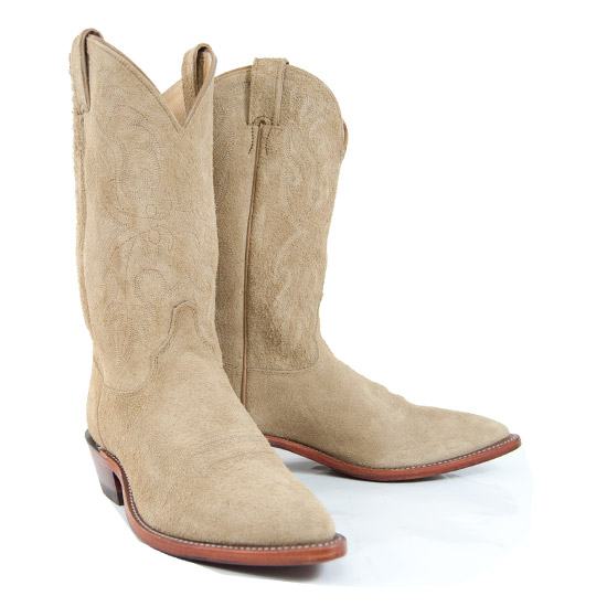Justin: Alcalas Western Wear Men's Justin Tan Suede Leather Boots ...
