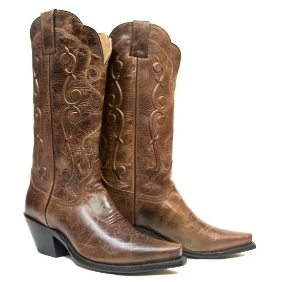 Justin: Alcalas Western Wear Women's Brown Sophia boot • Detail ...
