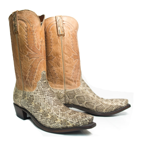Lucchese: Alcalas Western Wear Men's Western Rattlesnake Boots ...