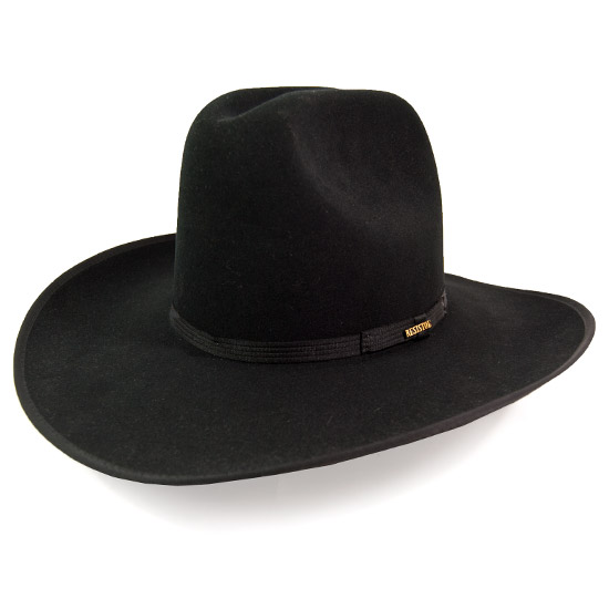 Resistol: Alcalas Western Wear 6X Resistol flat-brimmed black cowboy ...